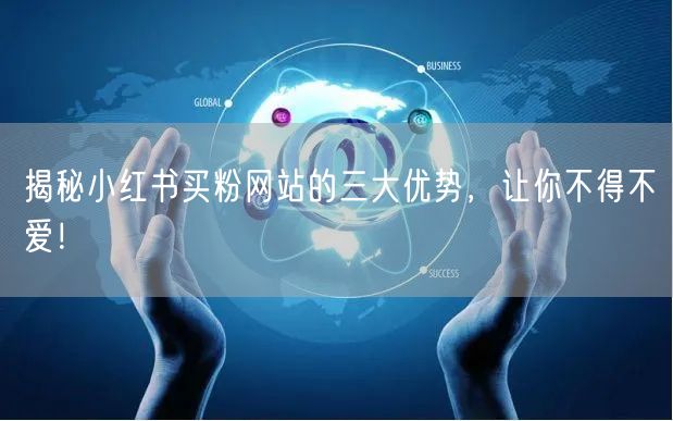 揭秘小红书买粉网站的三大优势，让你不得不爱！